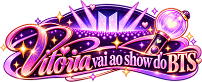 Vitória vai ao show do BTS